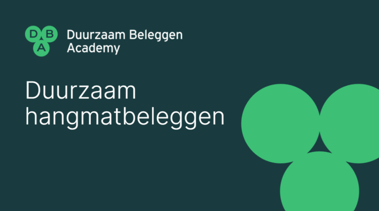 Duurzaam hangmatbeleggen